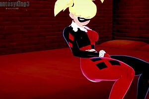 Harley Quinn Cosplay Fun In POV Adventure
