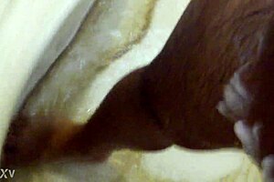 Detailed shower masturbation scene