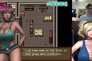 Teen uses sex power to save serena from zombies uncensored