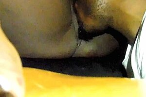 Stepsister gives sensual massage to colombian latina