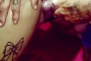 Wife enjoys intense oral pleasure from husband