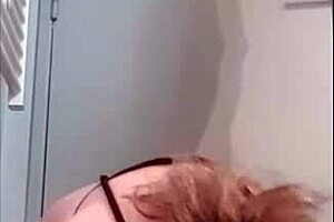 The French slave feels deep emotions during her master's bdsm session.