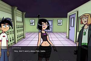 danny phantom hentai: goth girl masturbates in amity park 😏