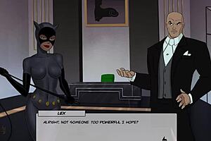 Rough anal slave in DC Comics gets assfucked hard.