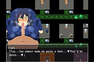 izumi used as cuckold in hentai game while john works