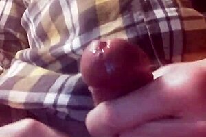 pulling it out during masturbation, clothes ripped, moaning with dripping cum.
