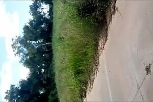 Drunk girl in mountains lets record peeing, ends up getting ass fucked