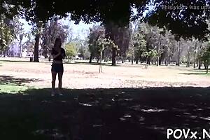 Naughty Babe Engages in Perverted Sex Action