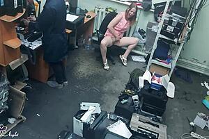 Slutty Blonde Masturbates Publicly Near Stranger