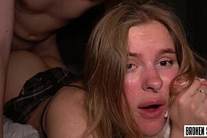 Big boobs teen craves rough sex