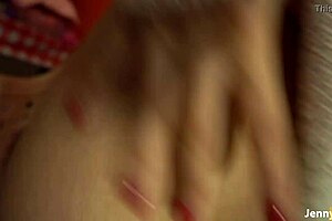 this christmas jenny pink gives sloppy blowjob with huge cum