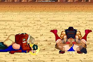 Kim Dong Hwan and Terry battle Wonder Woman and Ms. Marvel