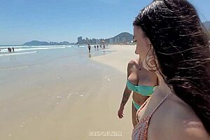 After the beach with the young girls, I received an amazing blowjob from rennan luna, couple luna, gabbie luna, and barbara alves