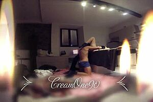 Damsel gushes inside man’s mouth