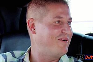 The american couple arrives at the swing house and meets the beautiful hostess.