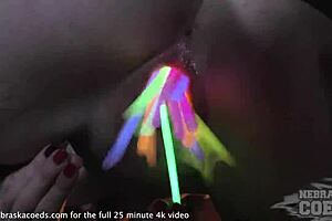 Smoking and masturbating with glowsticks: A unique experience