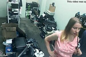 Slutty Blonde Masturbates Publicly Near Stranger