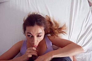 one day with my girlfriend part 7: big tits latina riding cowgirl to orgasm