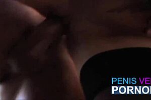 The horny blonde takes control of her submissive partner