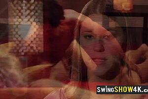 Horny Swingers Unleash Wild Orgy in Limousine