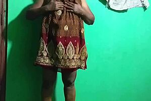 Oh man, this Indian horny milf is using that umbrella in the wildest way, you won't believe it!