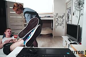 Hot preceptor's wet hole rammed doggystyle by young mentee 😈