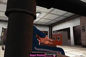 at the laundry room washing my hubbys shirts