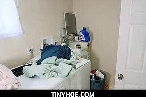 Innocent Honey Hayes accidentally breaks fleshlight, leading to pussy replacement