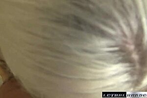 ashlee gives stepfather blowjob after peek