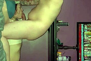 Brunette Slut Gets Intense Face Fucking and Cumshot