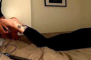 Sunny Grove Delivers Intense Footjob Pleasure, Toes Dripping with Cum in Interracial HD Encounter