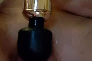 Milf Brunette Masturbates To Squirting Pussy Excitement