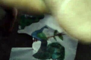 Young guy masturbating in gay blowjob