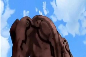 in this anime, the petite 18+ superhero gets her pussy licked and titty fucked.