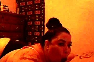 Big ass bbw carlee gives sloppy blowjob on fat tits