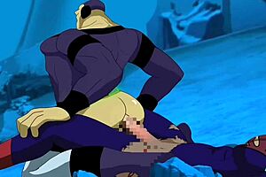 i'm mongul ridin superman's big coc in dis gay hentai, oh yeh!