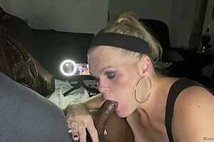 Jenna Jaymes Deepthroats Massive Black Cock As Housewife