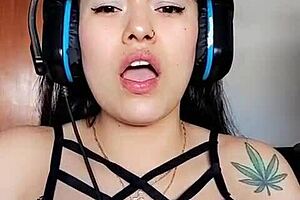 Watch This Latina Grope Her Boobs And Masturbate To Orgasm In Close Up Homemade Video!