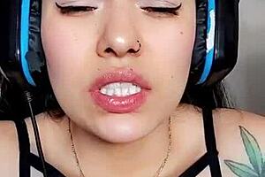 Watch This Latina Grope Her Boobs And Masturbate To Orgasm In Close Up Homemade Video!