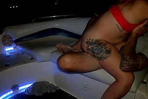 Florane Russell Performs Hardcore Anal Assfucking in Cosplay Costumes During Outdoor Live Scenes