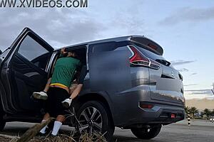 anal sex in mall parking lot with pinay lovers 😏 risky outdoor fun