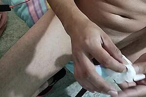 gamma cassiopeiae jerks his cock while telling you not to stop masturbating with him.