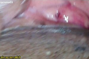 European wife in casal nacama69 masturbates while her husband watches voyeuristically.