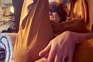 fine ass tranny feeling big ass dildo pleasure