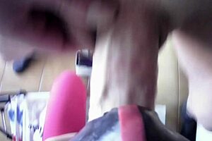 First time for POV for Latina cock sucker