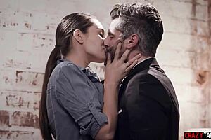 Horny couple enjoys safe sex with Lola Fae 😍