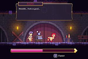 Scarlet Maiden Hentai Lesbian Banging Goblin With Big Booty!