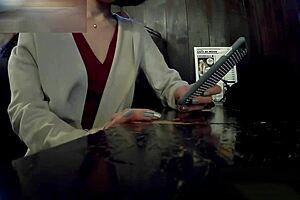 Horny asian sluts in hentai engage in blowjob and doggystyle action