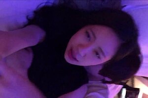 Beautiful breast and Facial Japanese girl Cumshot
