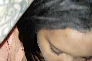 Young Woman Gives Intense, Detailed Blowjob With Deepthroat During Hardcore Sex Scene.